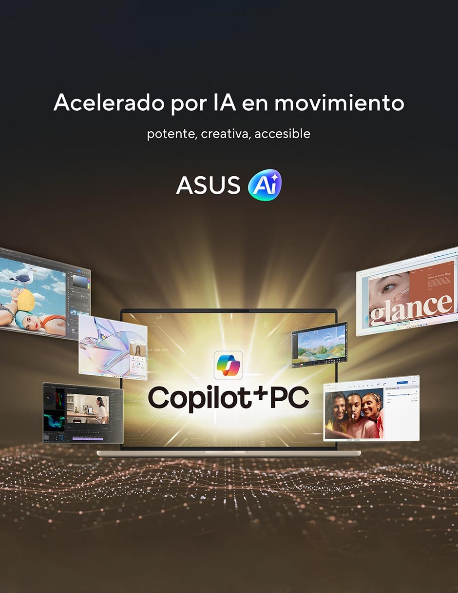 Laptop UX3607OA-SQ013W 16 pulgadas 3K Snapdragon X Elite Qualcomm Adreno 48 GB RAM 1 TB SSD 7