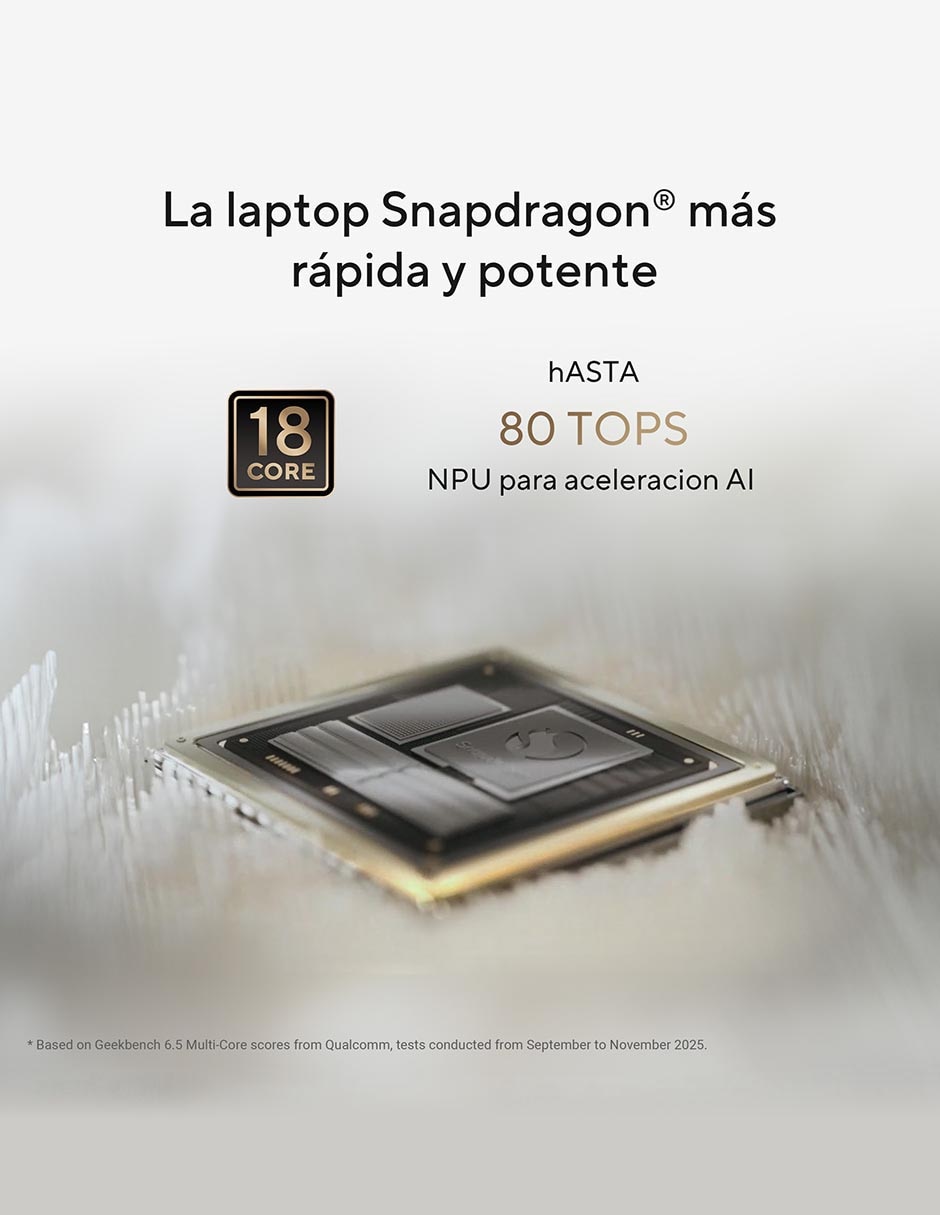 Laptop UX3607OA-SQ013W 16 pulgadas 3K Snapdragon X Elite Qualcomm Adreno 48 GB RAM 1 TB SSD 8