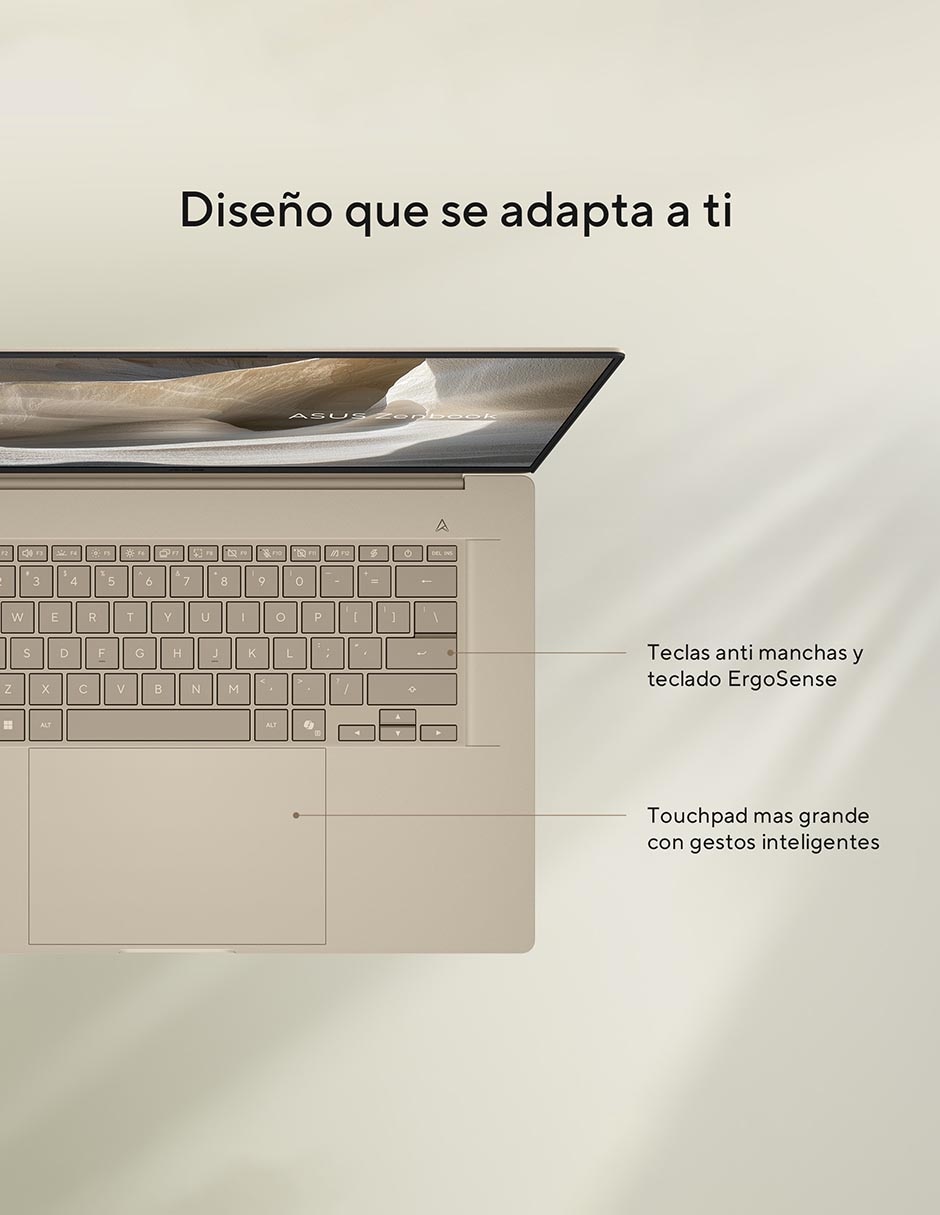 Laptop UX3607OA-SQ013W 16 pulgadas 3K Snapdragon X Elite Qualcomm Adreno 48 GB RAM 1 TB SSD 10