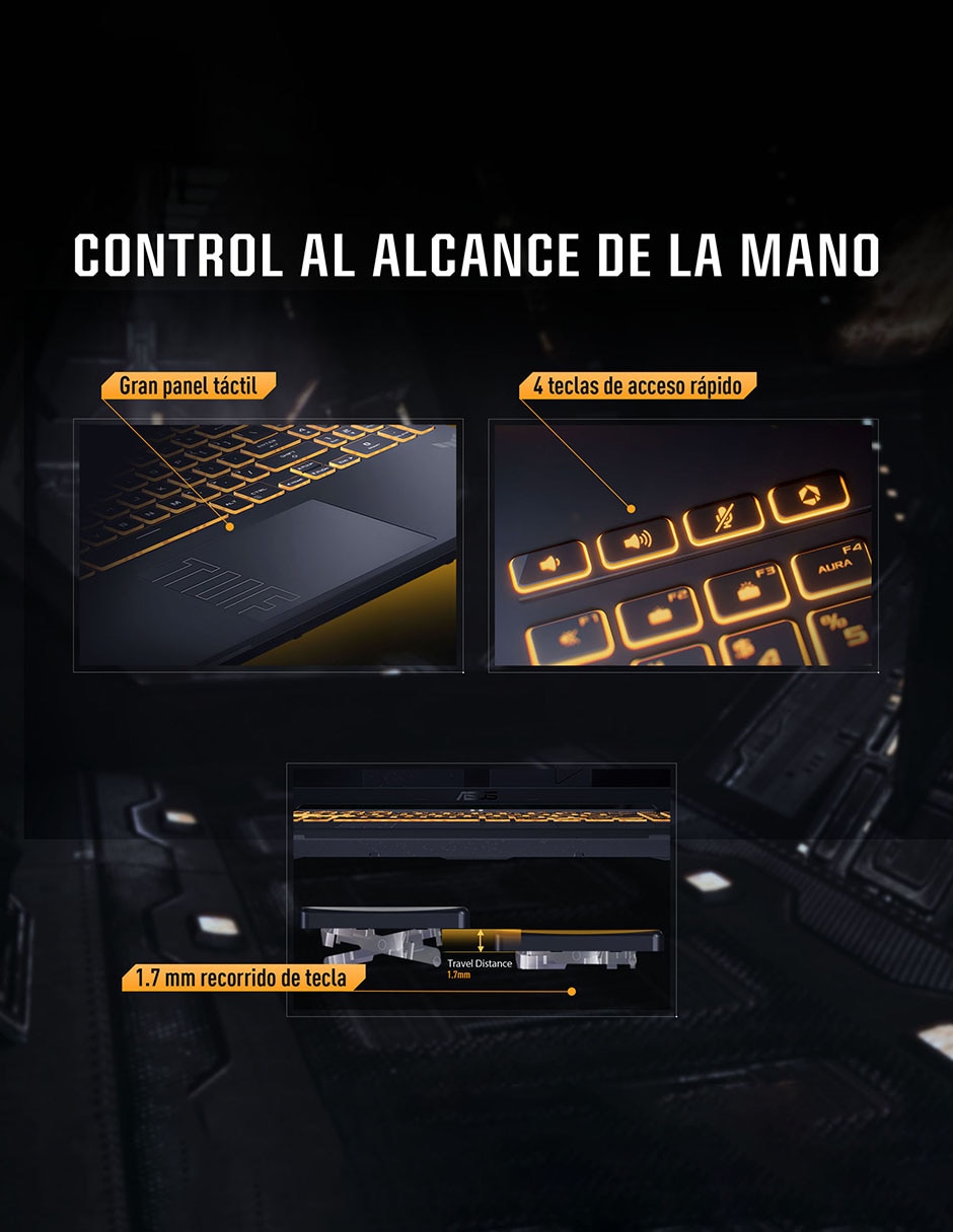 COMPUTADORA No FX607VJB-RL127W 16 pulgadas WUXGA Intel Core 5 210H NVIDIA GeForce RTX 3050 16 GB RAM No aplica 512 GB SSD No aplica 8