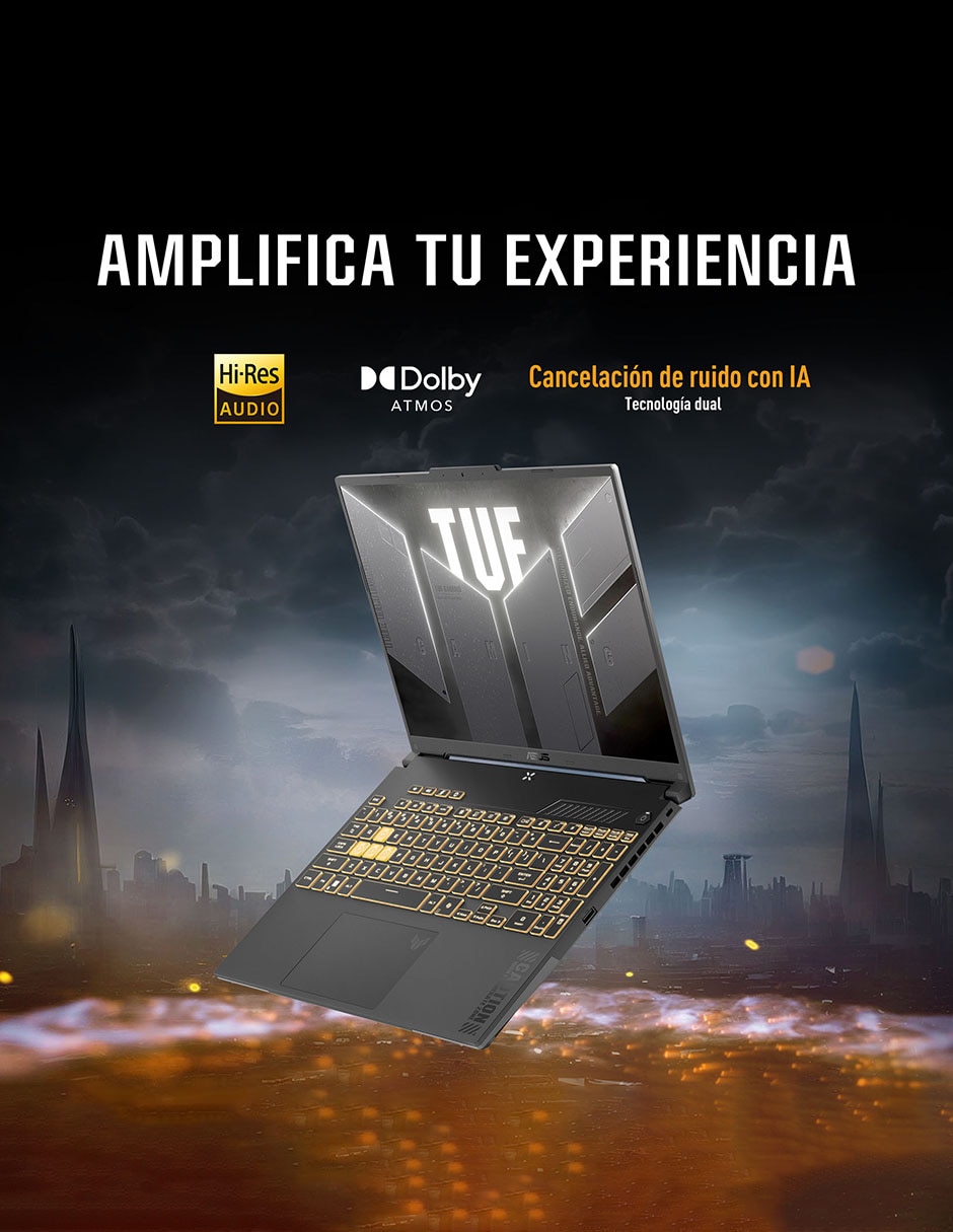 Laptop gamer Asus FX607VJB-RL127W 16 pulgadas WUXGA Intel Core 5 210H NVIDIA GeForce RTX 3050 16 GB RAM 512 GB SSD