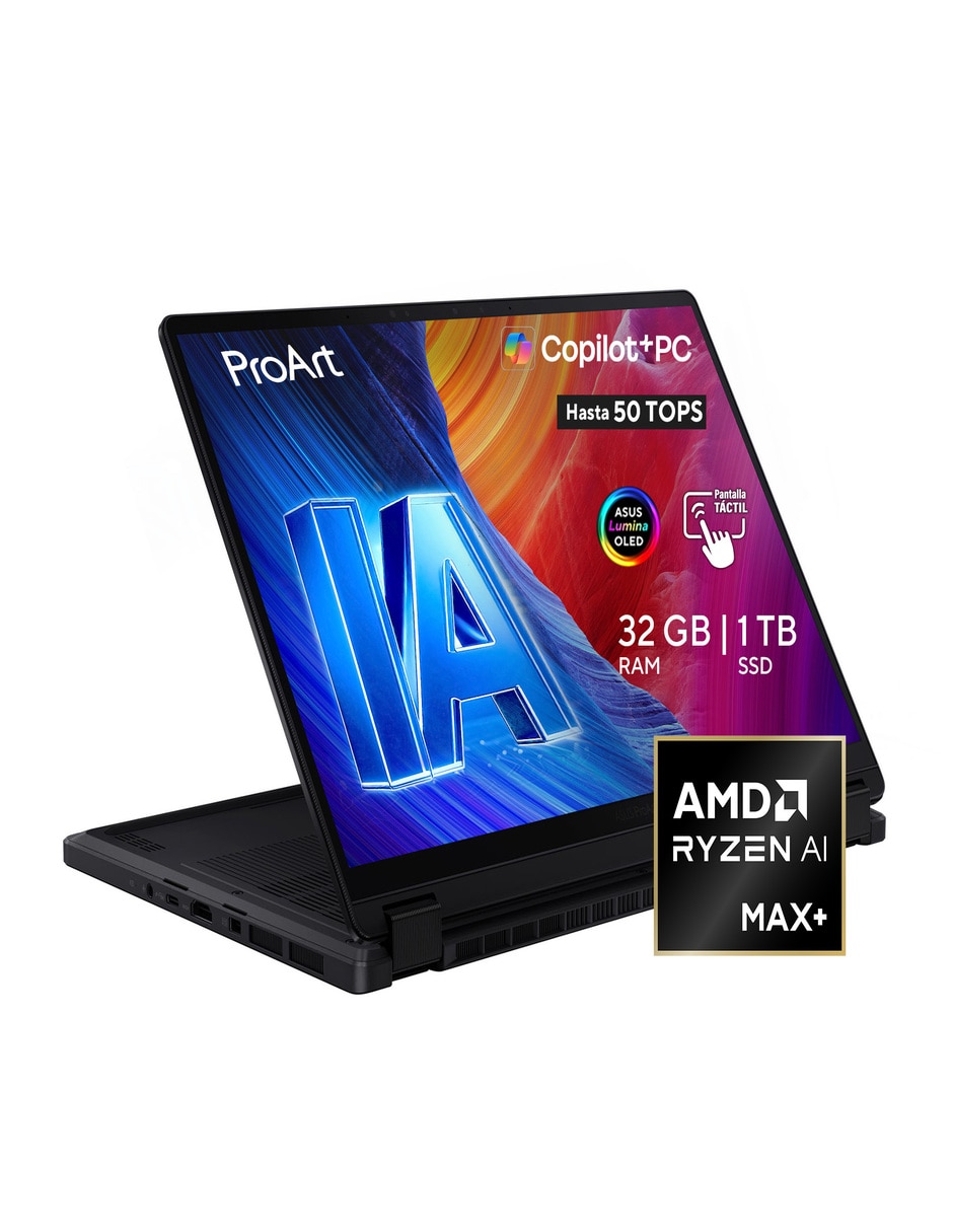 Laptop 2 en 1 touch Asus HN7306EA-LX018W 13.3 pulgadas 3K AMD Ryzen AI Max 385 AMD Radeon Graphics 32 GB RAM 1 TB SSD