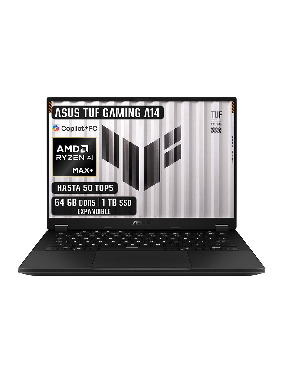 Computadoraasus fa401ea-rg005w 14 pulgadas wqxga amd ryzen ai max 390 amd radeon 64 gb ram 1 tb SSD