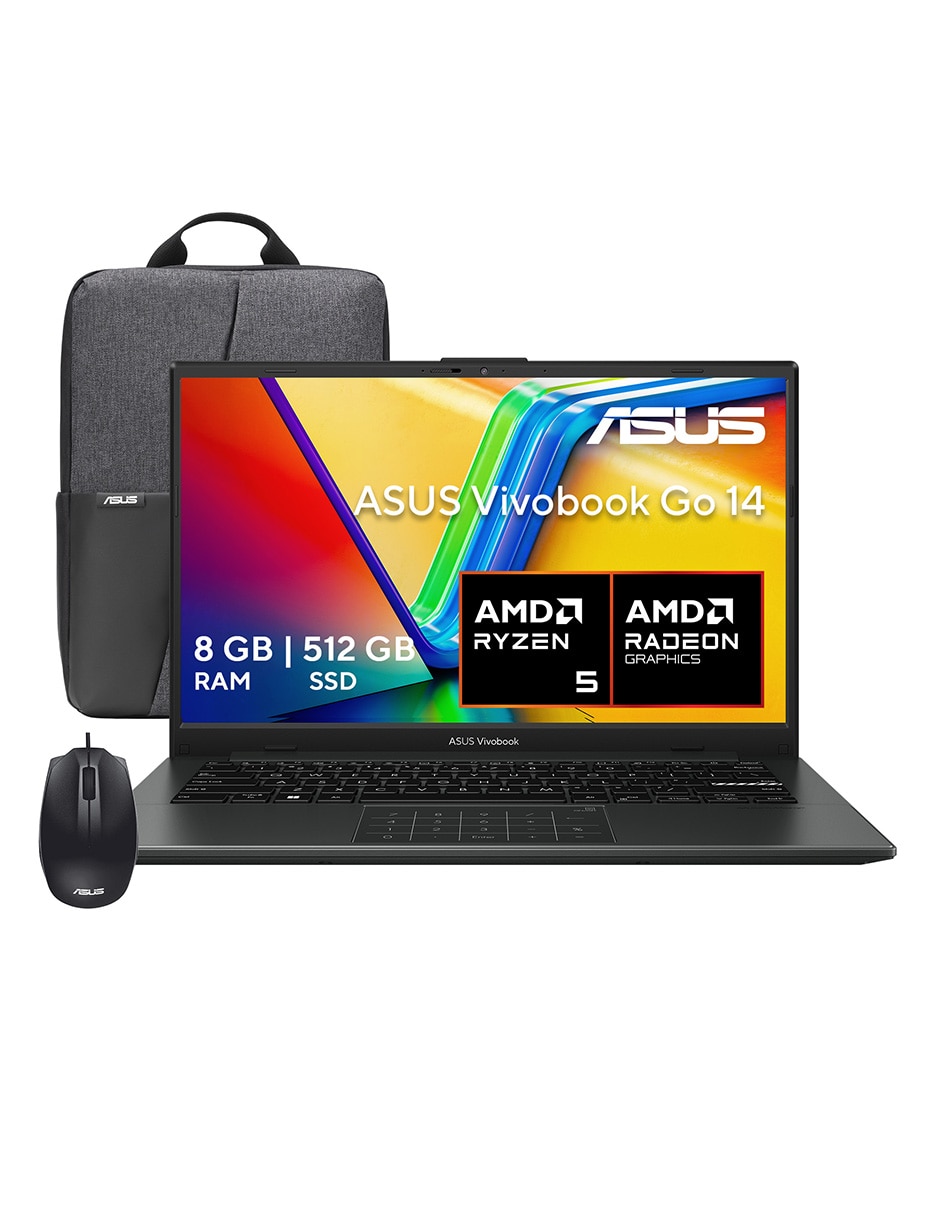 Computadoraasus e1404fa-eb1540w 14 pulgadas full hd amd ryzen 5 amd radeon graphics 8 gb ram 512 gb SSD