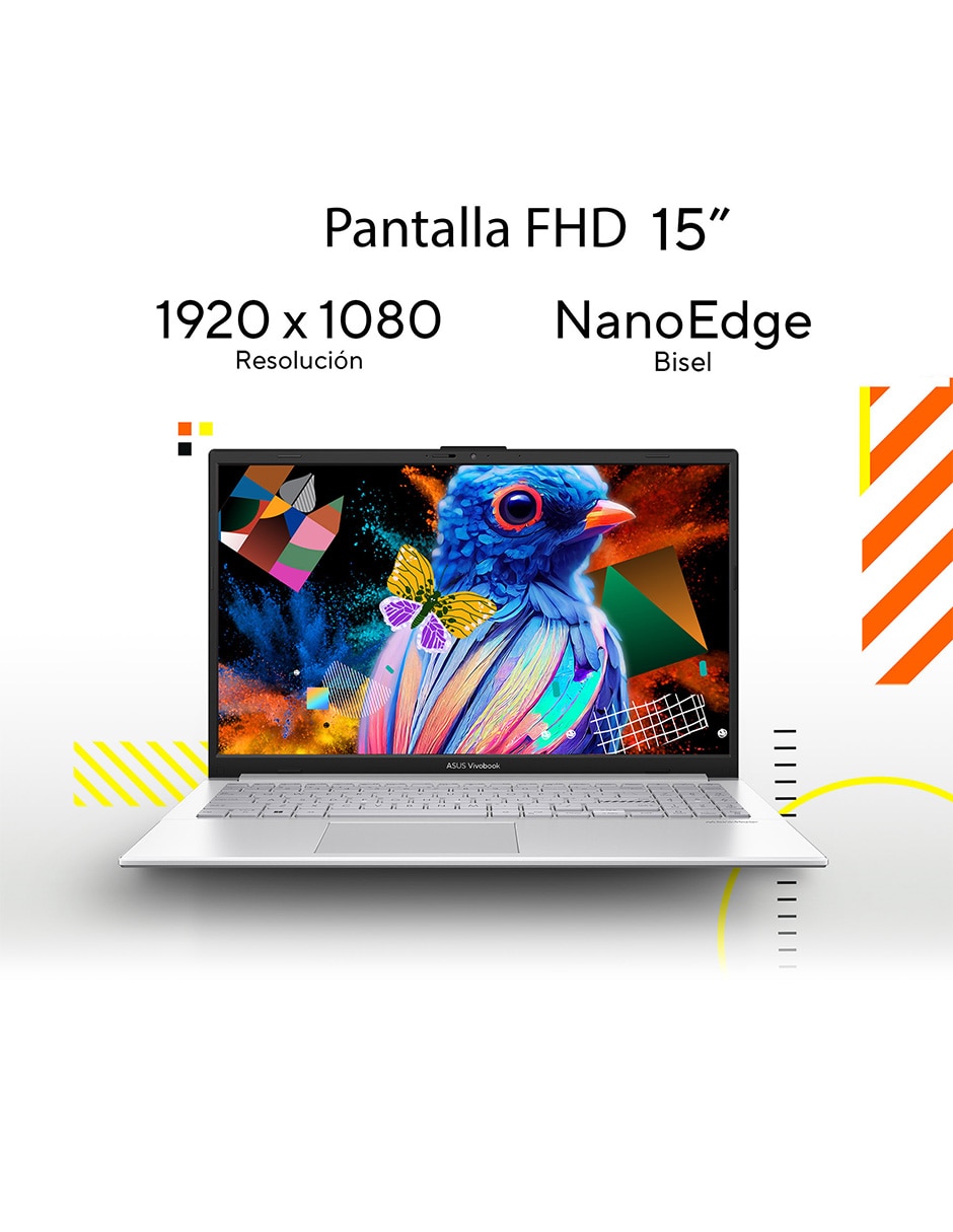 Computadoraasus e1504fa-bq4782w 15.6 pulgadas full hd amd ryzen 3 amd radeon graphics 8 gb ram 512 gb SSD