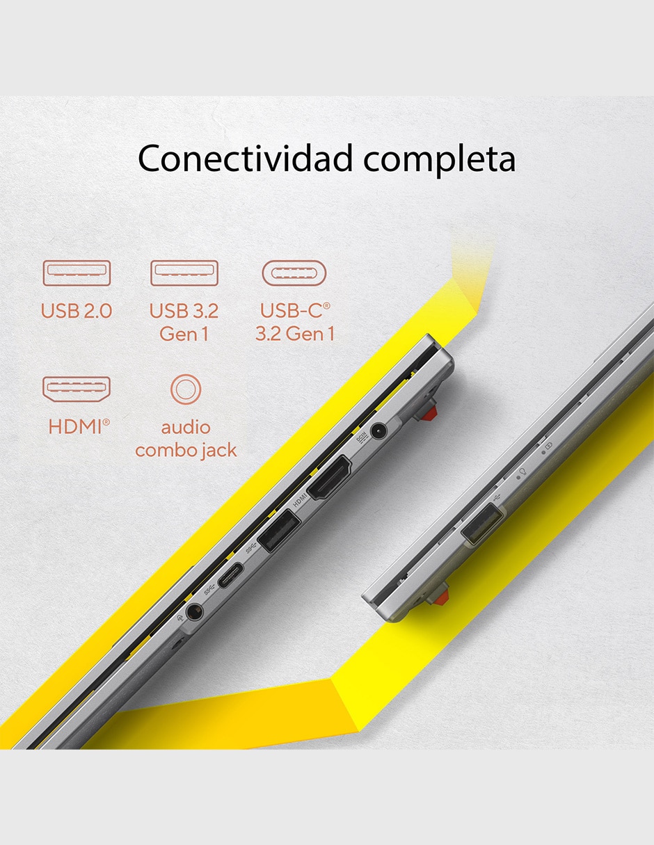 Computadoraasus e1504fa-bq4782w 15.6 pulgadas full hd amd ryzen 3 amd radeon graphics 8 gb ram 512 gb SSD