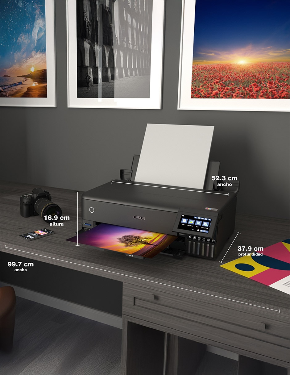 Multifuncional L8180 de inyección de tinta inalámbrica a color 5