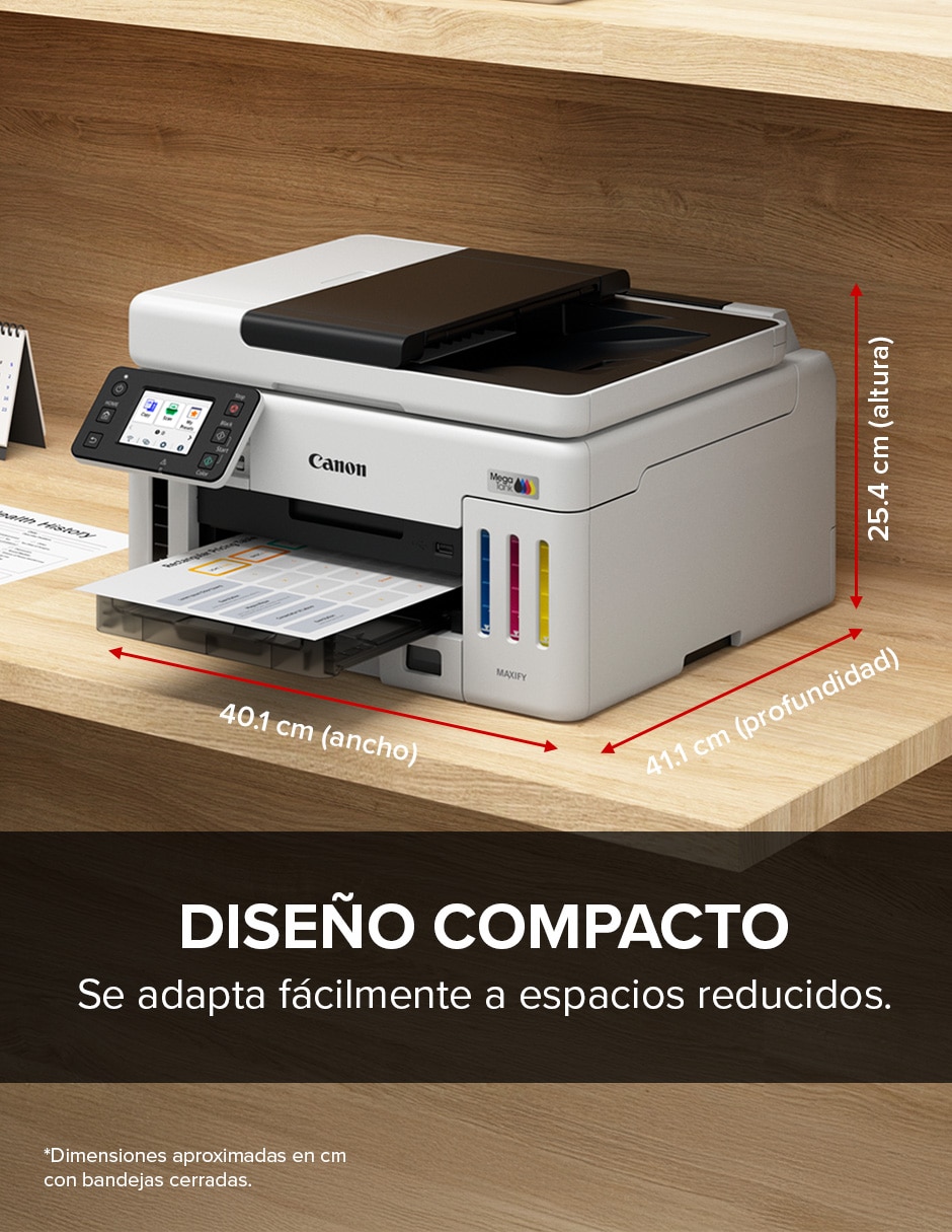 IMPRESIÓN MAXIFY GX6110 de Tinta continua Inalámbrica a (si aplica) Color 3