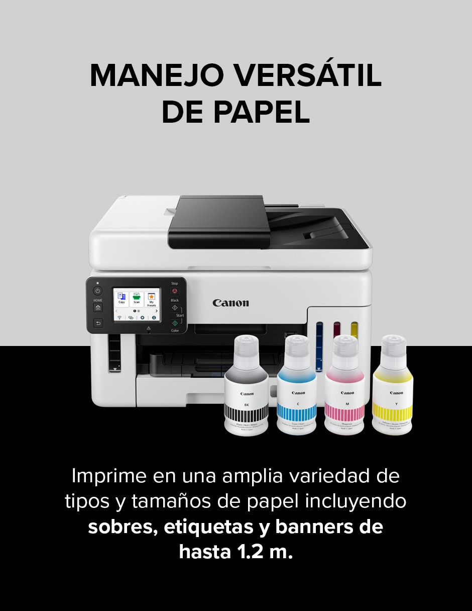 IMPRESIÓN MAXIFY GX6110 de Tinta continua Inalámbrica a (si aplica) Color 9