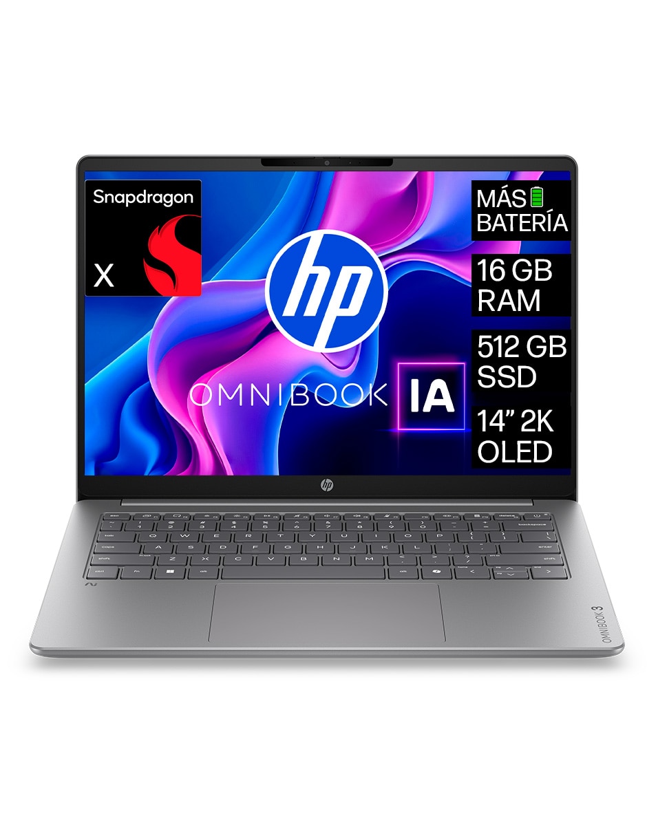 Laptop No hz0051la 14 pulgadas 2K Snapdragon X Integradas 16 GB RAM No aplica 512 GB No aplica