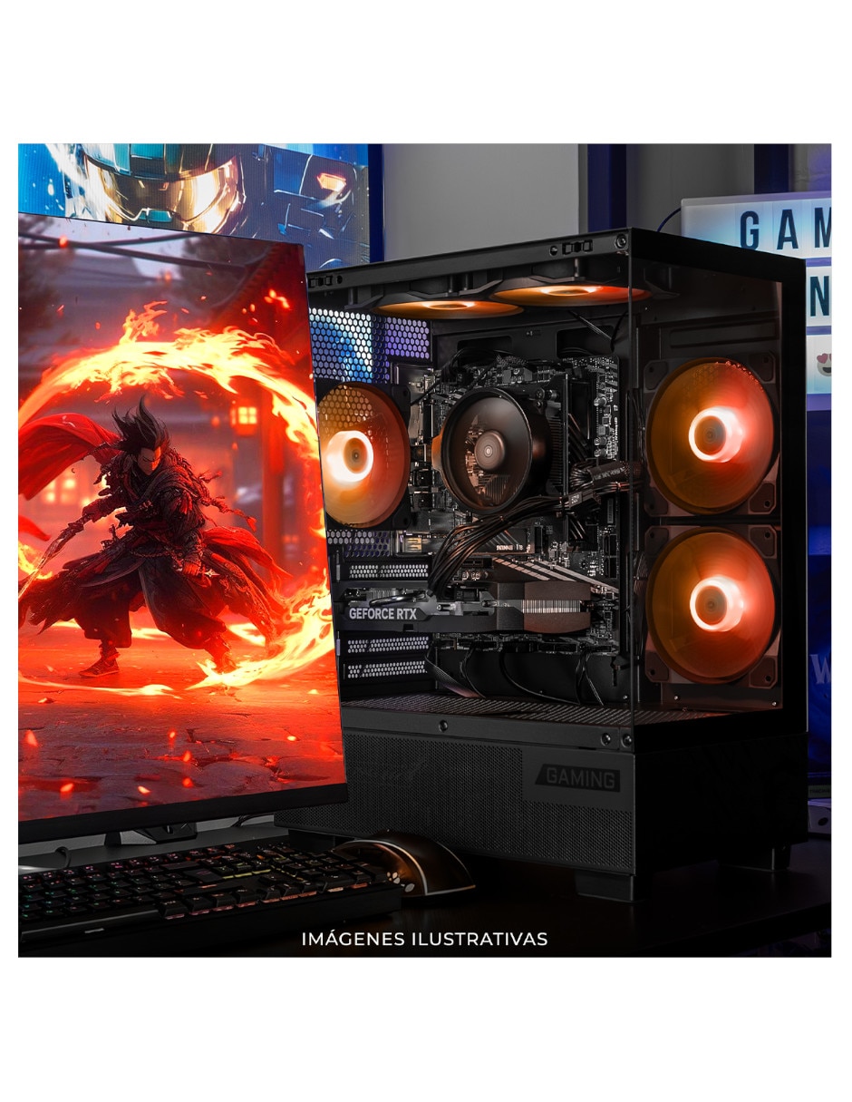 Computadora gamer XTMSIR516GB4060M 23.8 pulgadas Full HD AMD Ryzen 5 NVIDIA GeForce RTX 5060 16 GB 1 TB 5