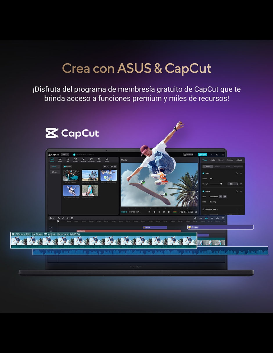 Computadora asus h7606wx-se910w 16 pulgadas 4k/uhd amd ryzen ai 9 hx 370 nvidia geforce rtx 5090 64 gb ram 2 tb ssd