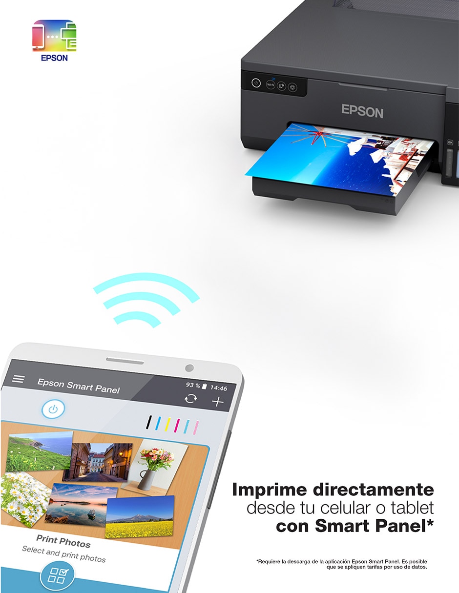 Impresora portátil l8050 de inyección de tinta inalámbrica a color 3