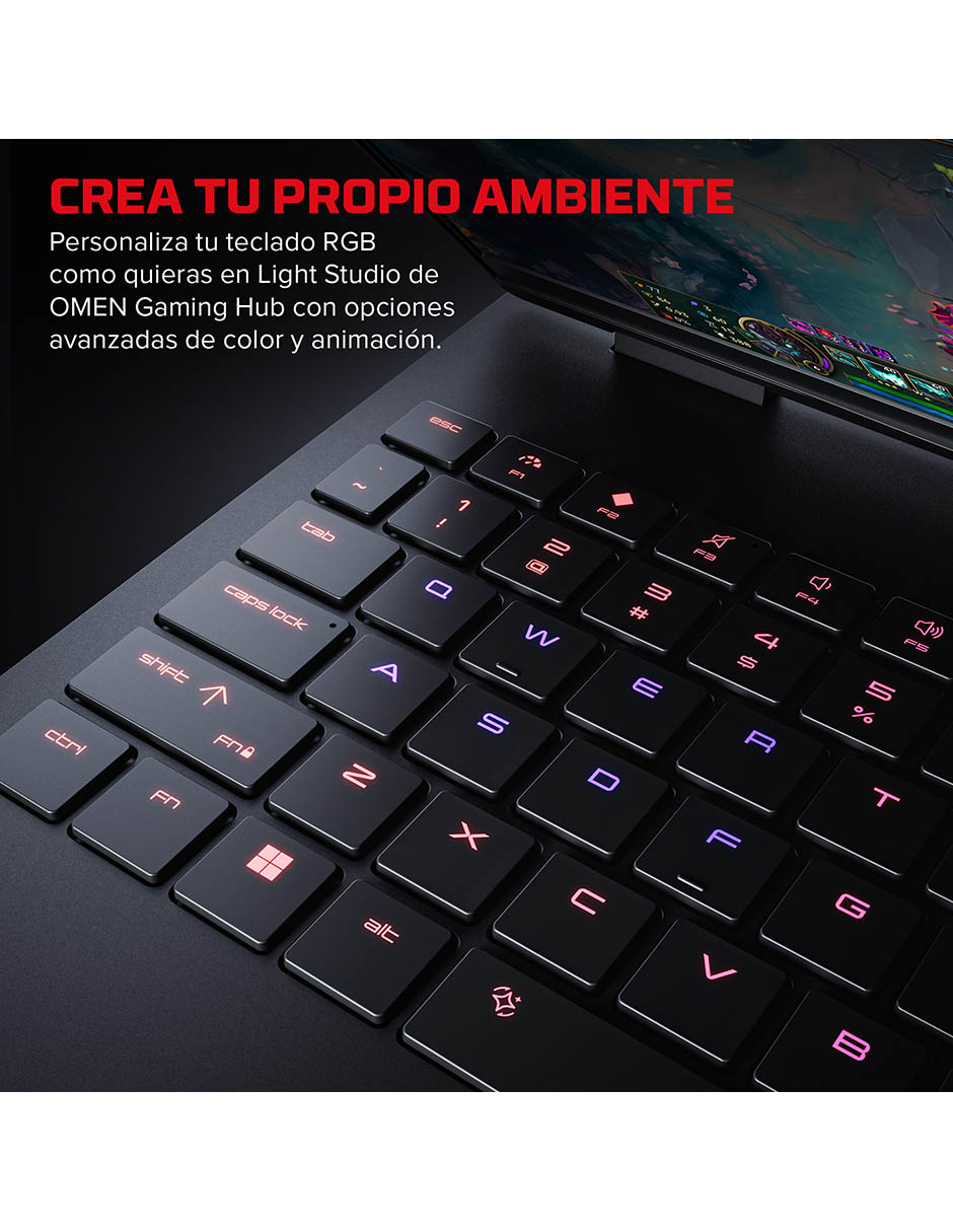 Computadora HP Hyperx Omen Gaming Laptop 15-GA0009LA 15.3 pulgadas 2K Intel Core i7 NVIDIA GeForce RTX 5070 16 GB RAM 512 GB SSD