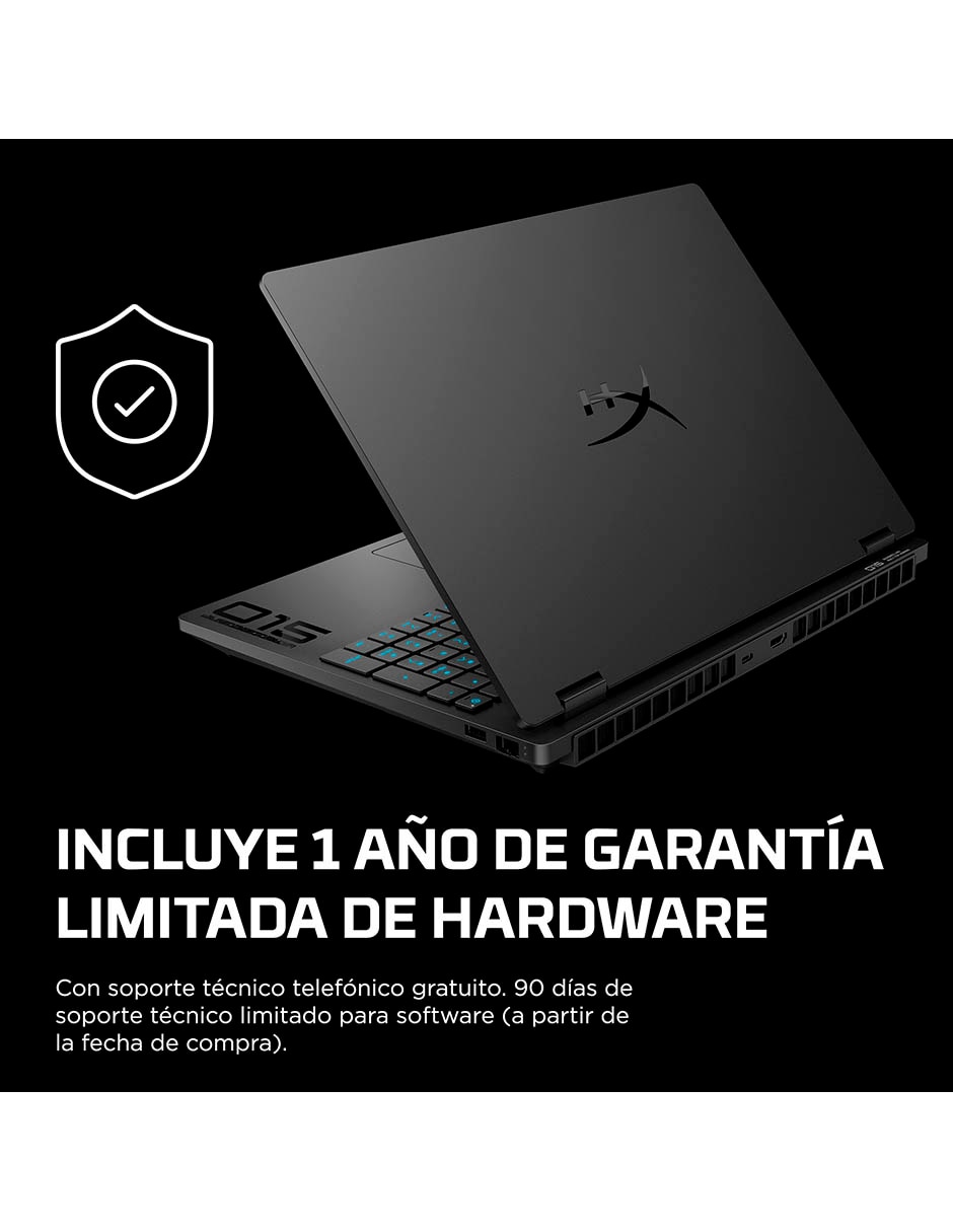 Computadora HP Hyperx Omen Gaming Laptop 15-GA0009LA 15.3 pulgadas 2K Intel Core i7 NVIDIA GeForce RTX 5070 16 GB RAM 512 GB SSD
