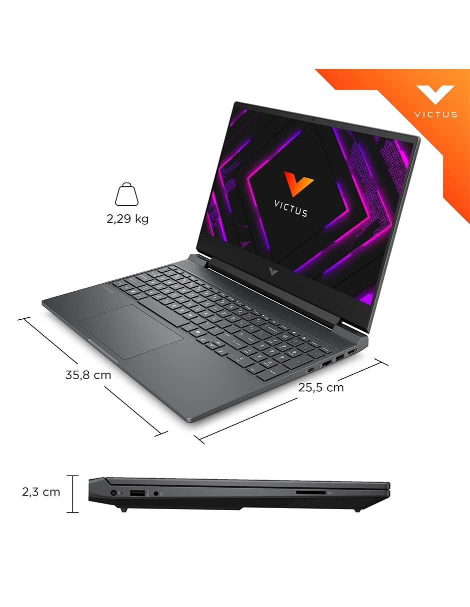 Laptop gamer Victus Gaming laptop 15-fa2012la + omen 24 15.6 pulgadas full hd intel core i7 Nvidia Geforce Rtx 4050 16 Gb Ram 1 tb ssd 4