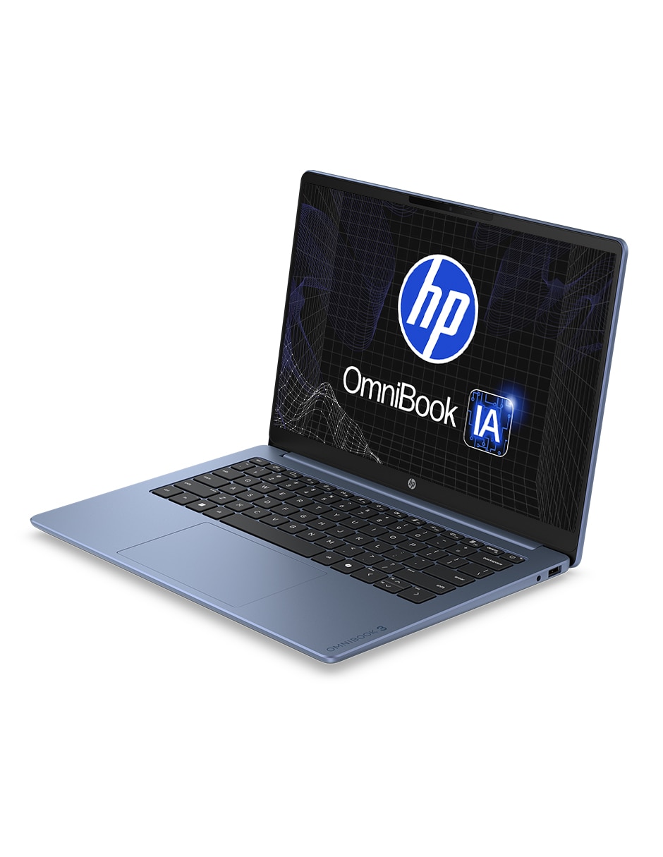 Laptop touch OmniBook 3 Laptop AI 14-ht0031la 14 pulgadas 2K Intel core 3 integradas 8 GB RAM 512 GB SSD 4