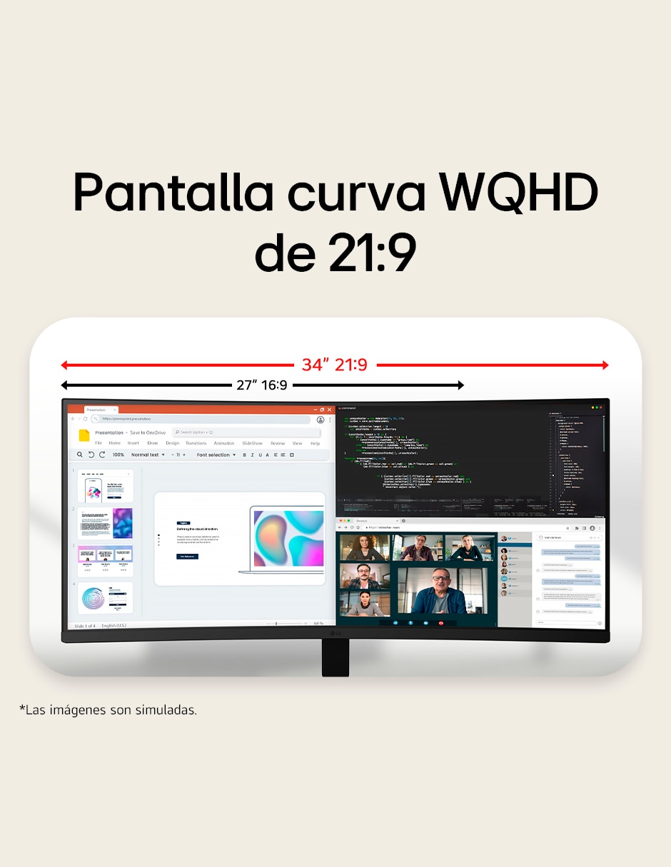 Monitor va Full HD 34 pulgadas 34U601B-B 5