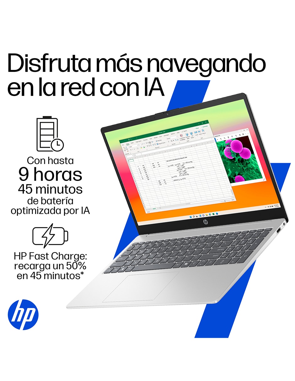 Computadora IA15-fd2377la 15.6 pulgadas full hd intel core ultra 7 integradas 24 gb ram 512 gb ssd 9