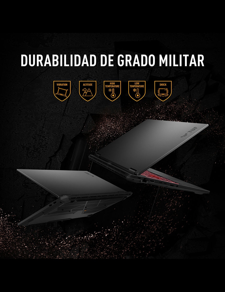 Computadora Tuf Gaming A16 16 pulgadas Full HD+ AMD Ryzen 7 260 NVIDIA GeForce RTX 5050 16 GB RAM 512 GB SSD 11