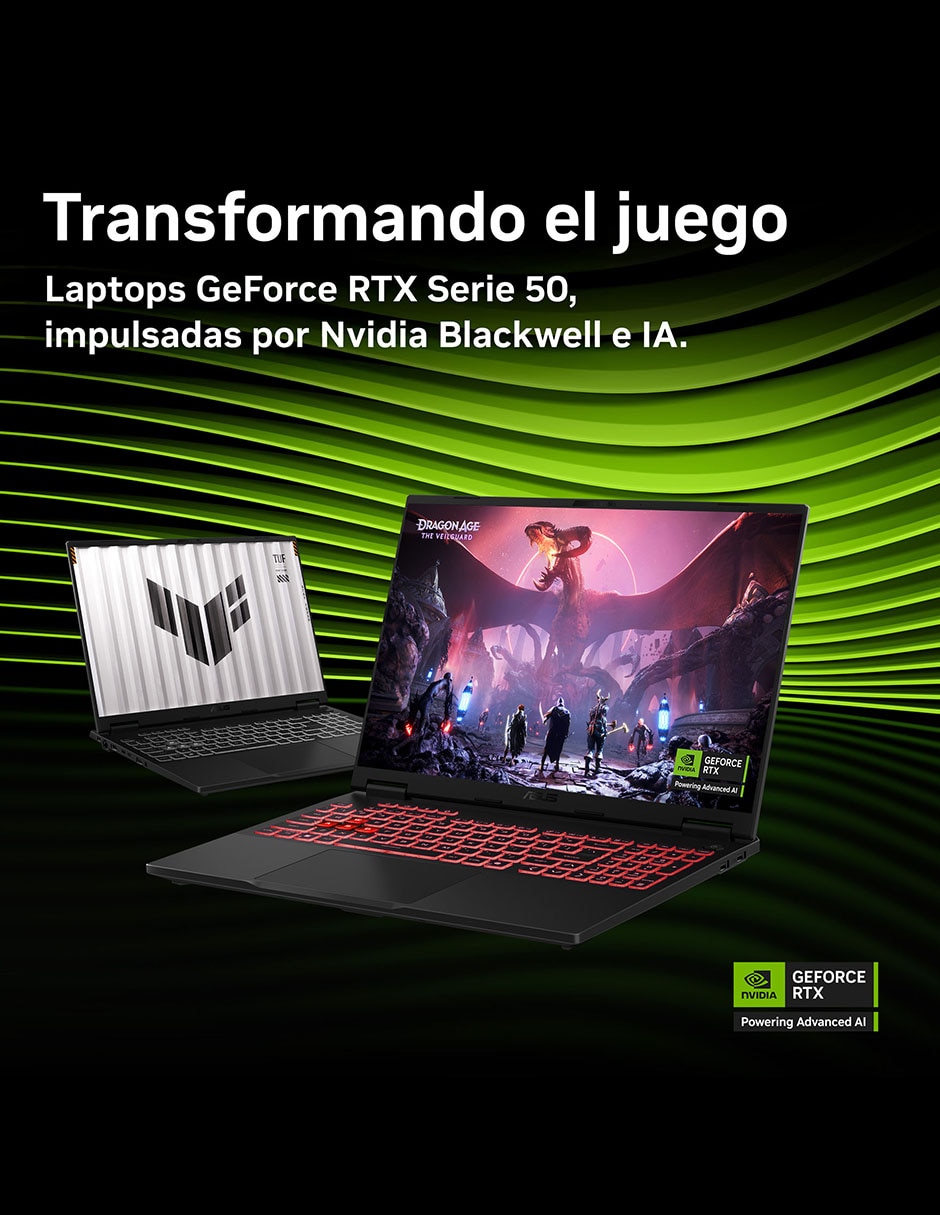 Computadora Tuf Gaming A16 16 pulgadas Full HD+ AMD Ryzen 7 260 NVIDIA GeForce RTX 5050 16 GB RAM 512 GB SSD 12