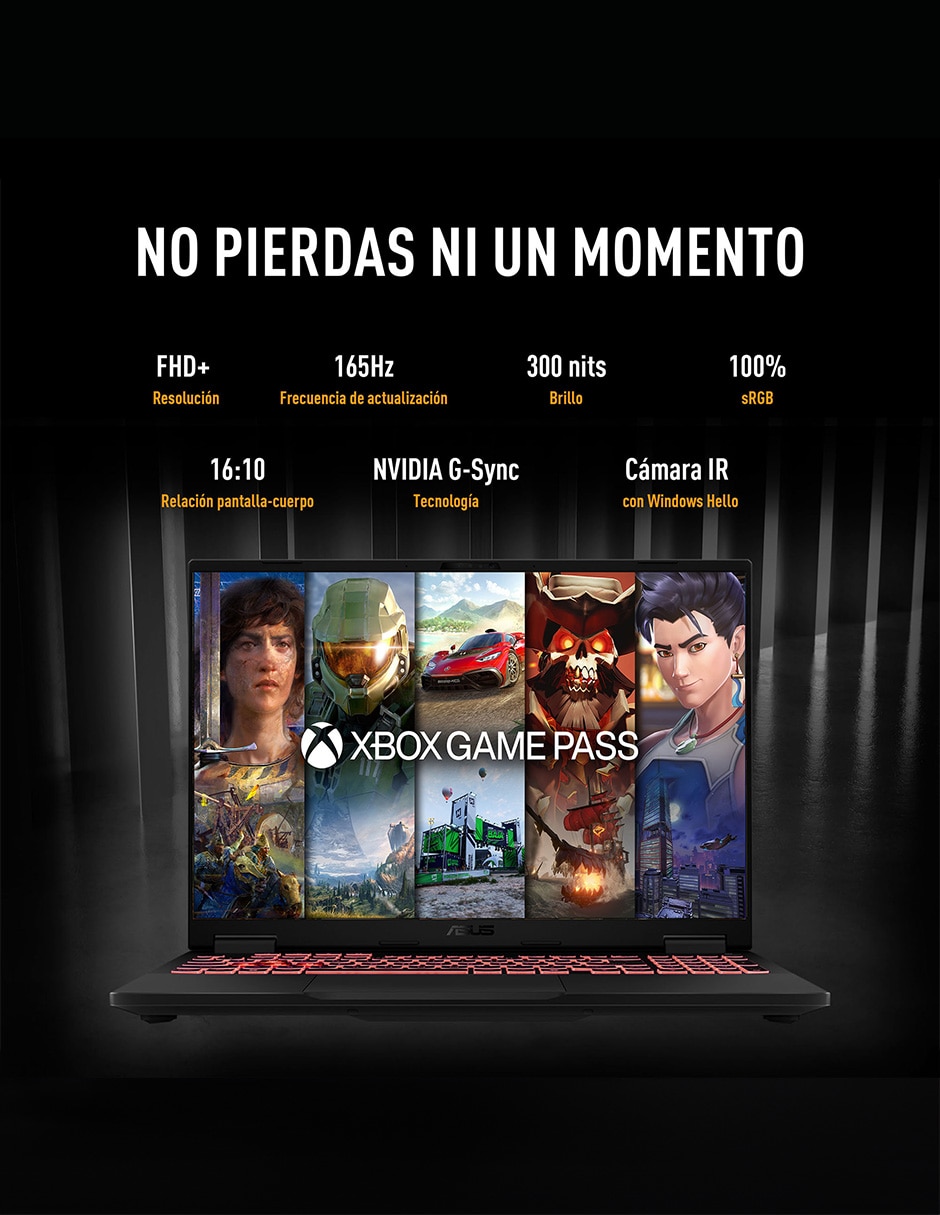 Computadora Tuf Gaming A16 16 pulgadas Full HD+ AMD Ryzen 7 260 NVIDIA GeForce RTX 5050 16 GB RAM 512 GB SSD 4