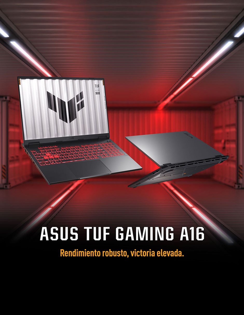 Computadora Tuf Gaming A16 16 pulgadas Full HD+ AMD Ryzen 7 260 NVIDIA GeForce RTX 5050 16 GB RAM 512 GB SSD 6