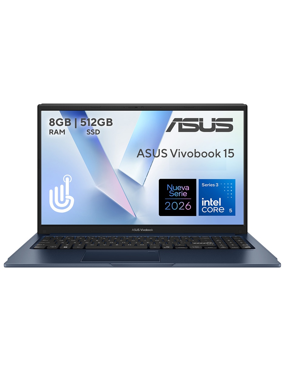 Laptop touch Vivobook 15 15.6 pulgadas Full HD Intel Core 5 Integradas 8 GB RAM 512 GB SSD 1