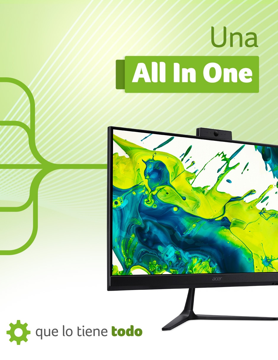 Computadora all in one C24-2G-MR17 23.8 pulgadas Full HD AMD Ryzen 7 AMD Radeon Graphics 16 GB ram 512 GB SSD