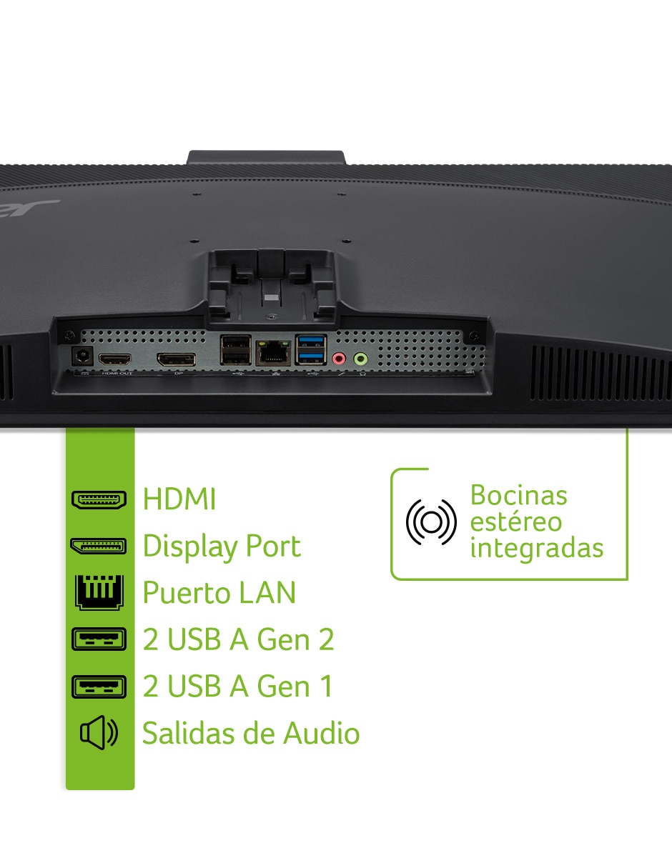 Computadora all in one C24-2G-MR17 23.8 pulgadas Full HD AMD Ryzen 7 AMD Radeon Graphics 16 GB ram 512 GB SSD 6