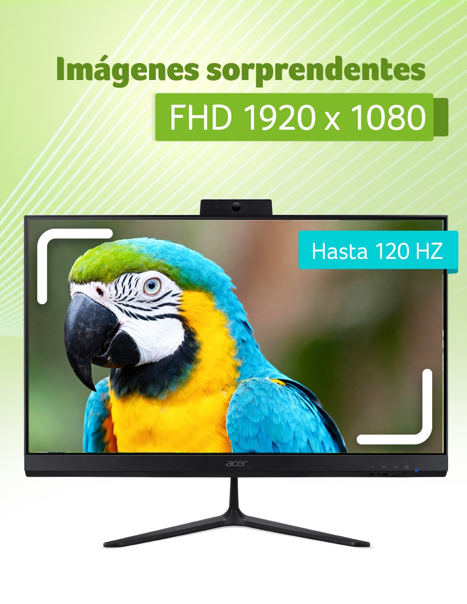 Computadora all in one C24-2G-MR17 23.8 pulgadas Full HD AMD Ryzen 7 AMD Radeon Graphics 16 GB ram 512 GB SSD 9
