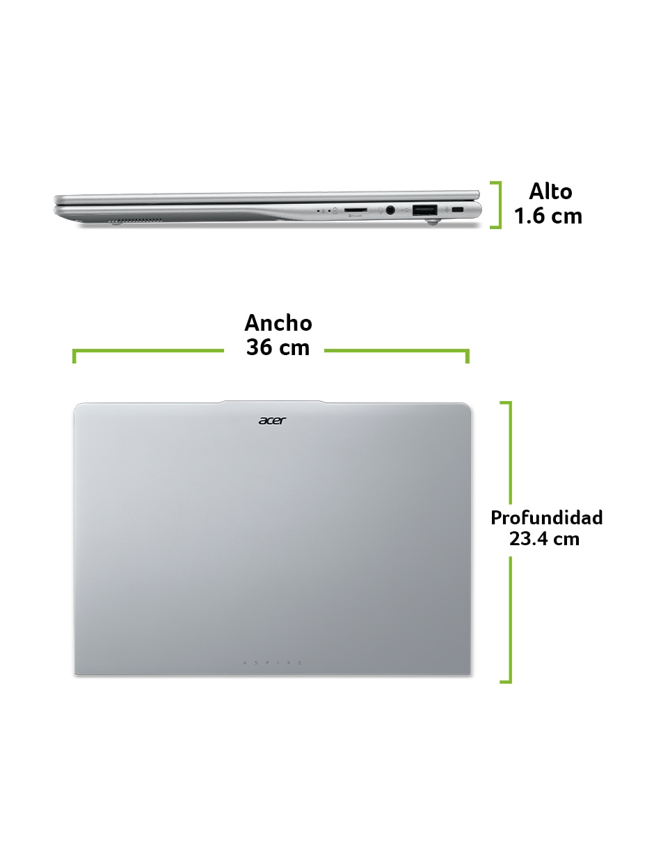 Laptop Acer AL15-21P-R38F 15.6 pulgadas Full HD AMD Ryzen 5 AMD Radeon Graphics 16 GB RAM 512 GB SSD