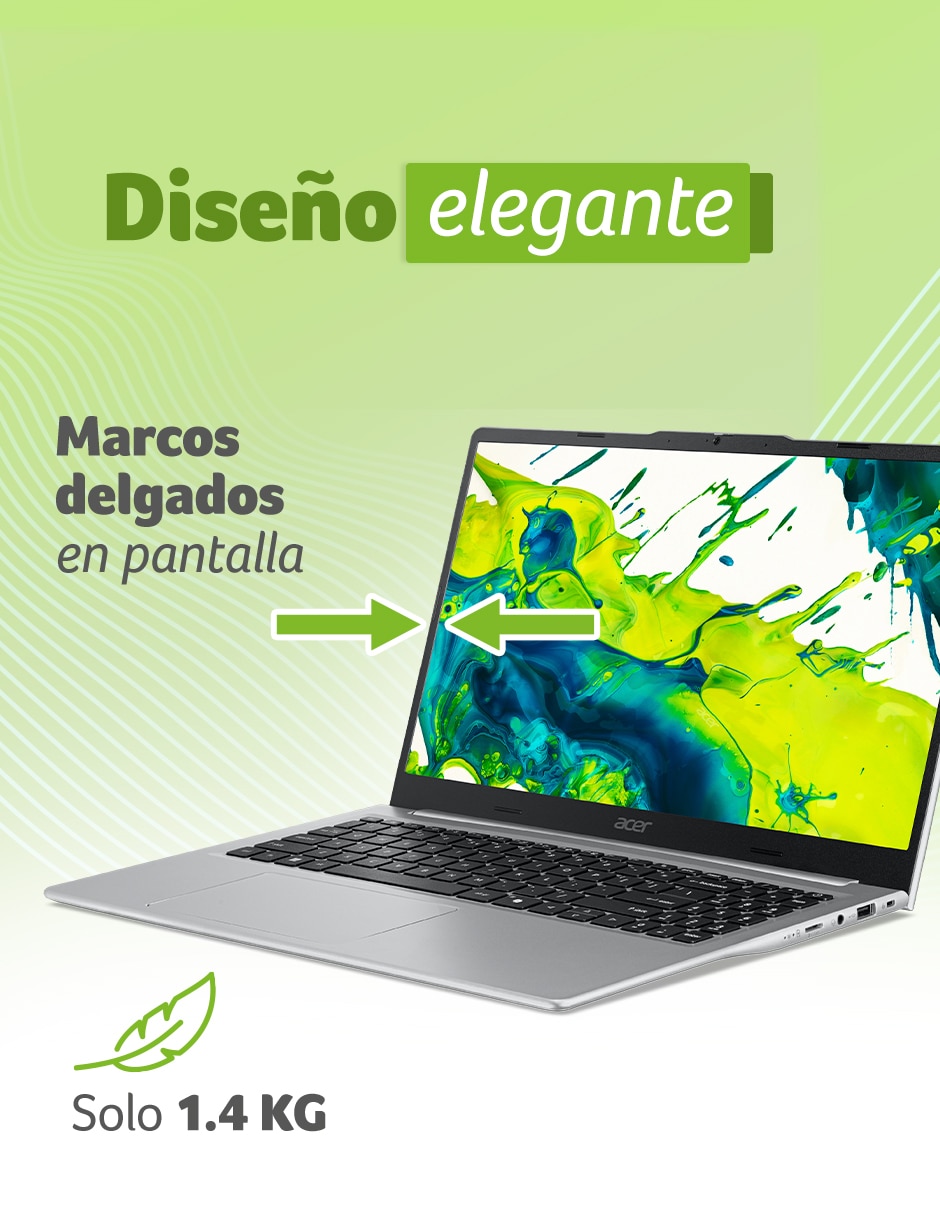 Laptop Acer AL15-21P-R38F 15.6 pulgadas Full HD AMD Ryzen 5 AMD Radeon Graphics 16 GB RAM 512 GB SSD