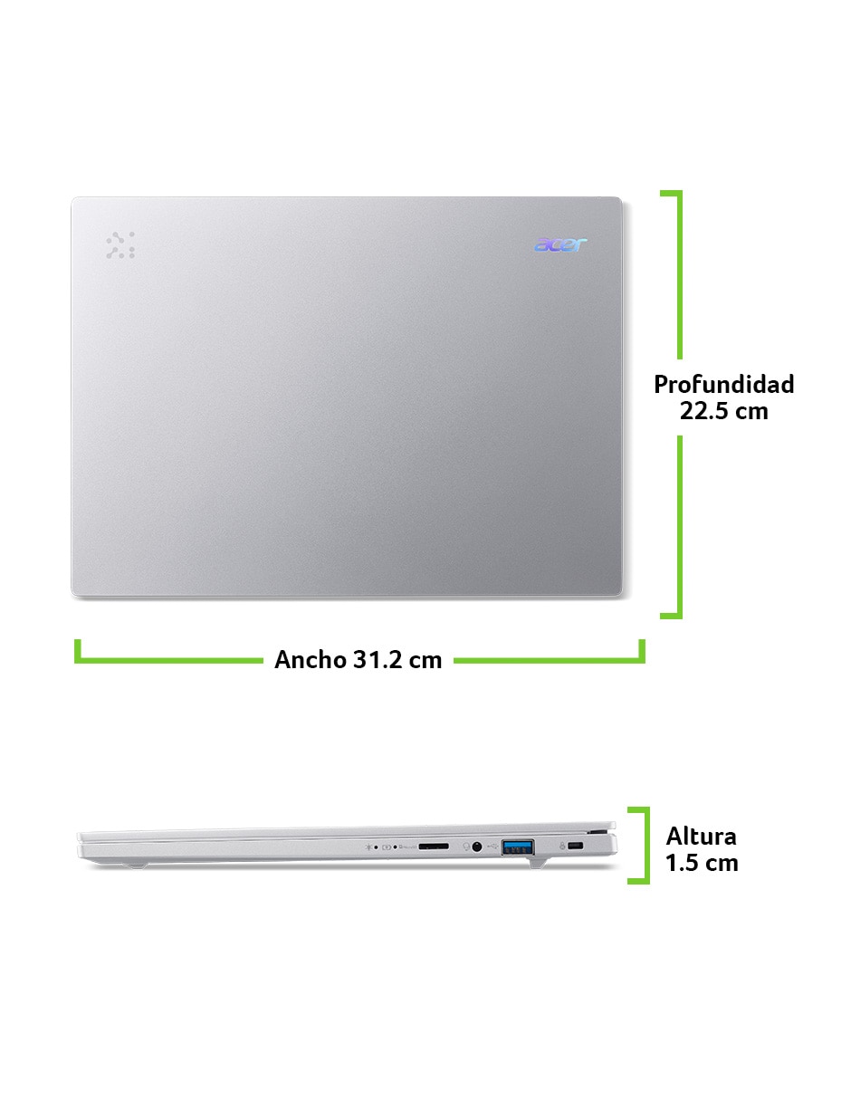 Laptop touch A14-61MT-R9KX 14 pulgadas WUXGA AMD Ryzen AI 7 350 AMD Radeon Graphics 32 GB RAM 1 TB SSD 6