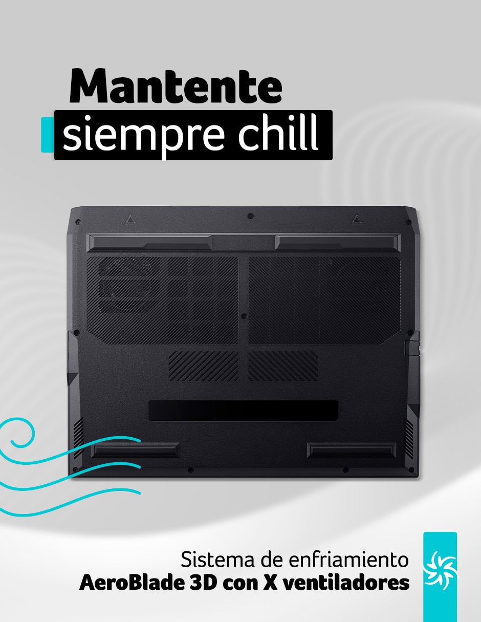 Laptop gamer Acer PHN16-73-97ME 16 pulgadas WQXGA Intel core ultra 9 NVIDIA GeForce RTX 5070 64 GB RAM 2 TB SSD