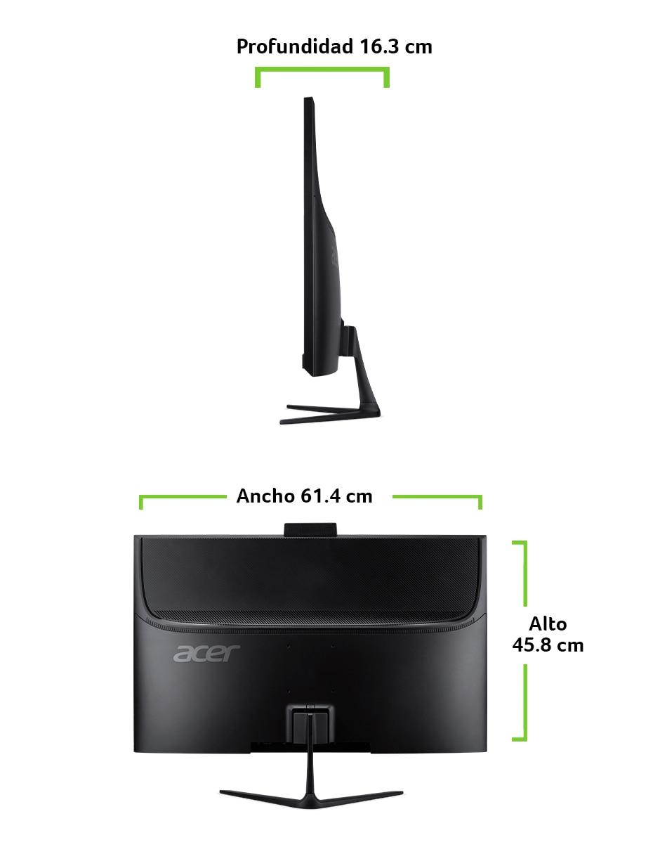 Acer C27-2G-MR14 27 pulgadas Full HD AMD Ryzen 7 AMD Radeon Graphics 16 GB RAM 1 TB SSD 9