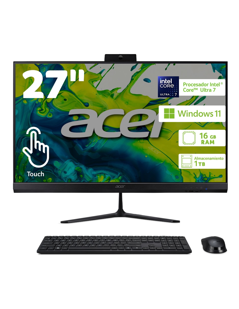 Computadora all in one C27B-GARL-MR11 27 pulgadas Full HD Intel Core Ultra 7 255U AMD Radeon Graphics 16 GB RAM 1 TB SSD Computadora all in one C27B-GARL-MR11 27 pulgadas Full HD Intel Core Ultra 7 255U AMD Radeon Graphics 16 GB RAM 1 TB SSD