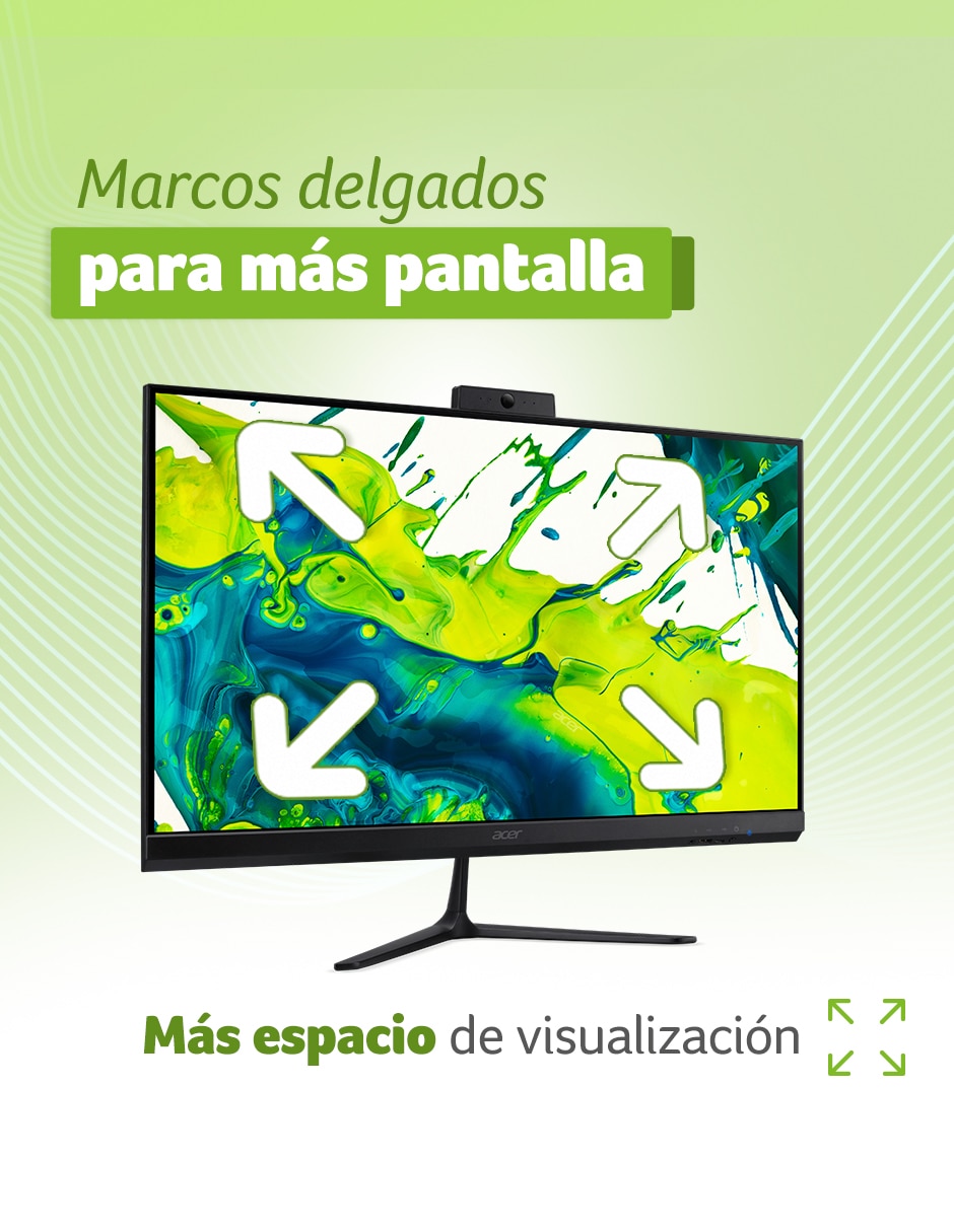 Computadora all in one C27B-GARL-MR11 27 pulgadas Full HD Intel Core Ultra 7 255U AMD Radeon Graphics 16 GB RAM 1 TB SSD 4