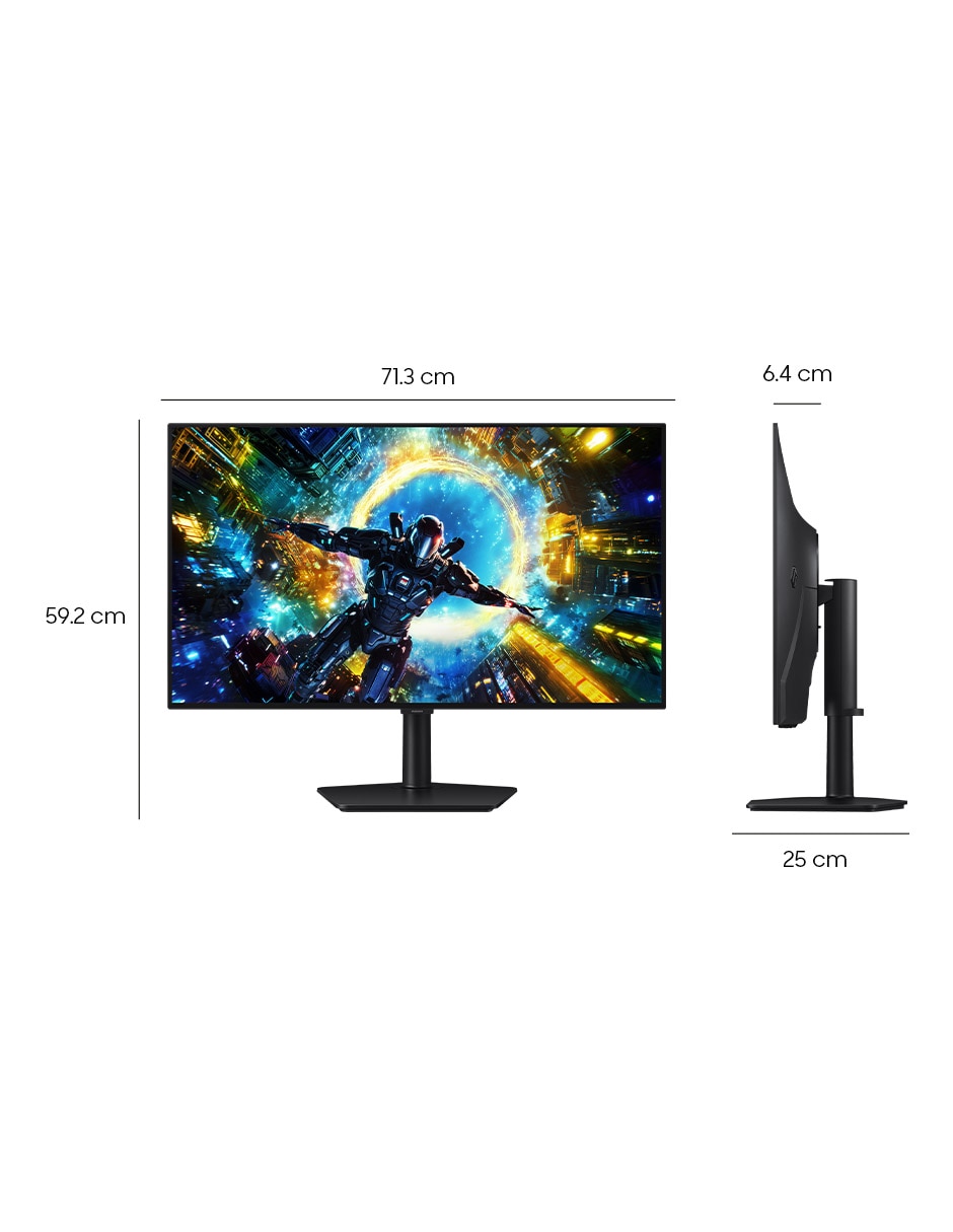 Monitor gamer Samsung LS32HG732SLXZX Tandem OLED 4K 32 pulgadas