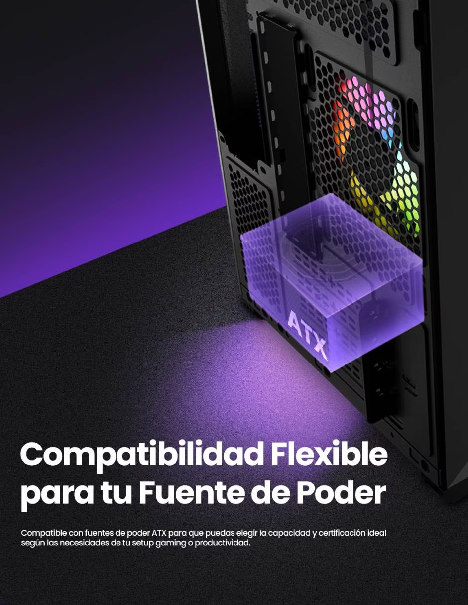 Kit de gabinete gamer gcm-upgx1-m1 16