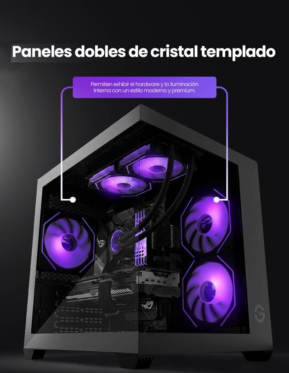 Kit de gabinete gamer gcm-upgx1-m1 3