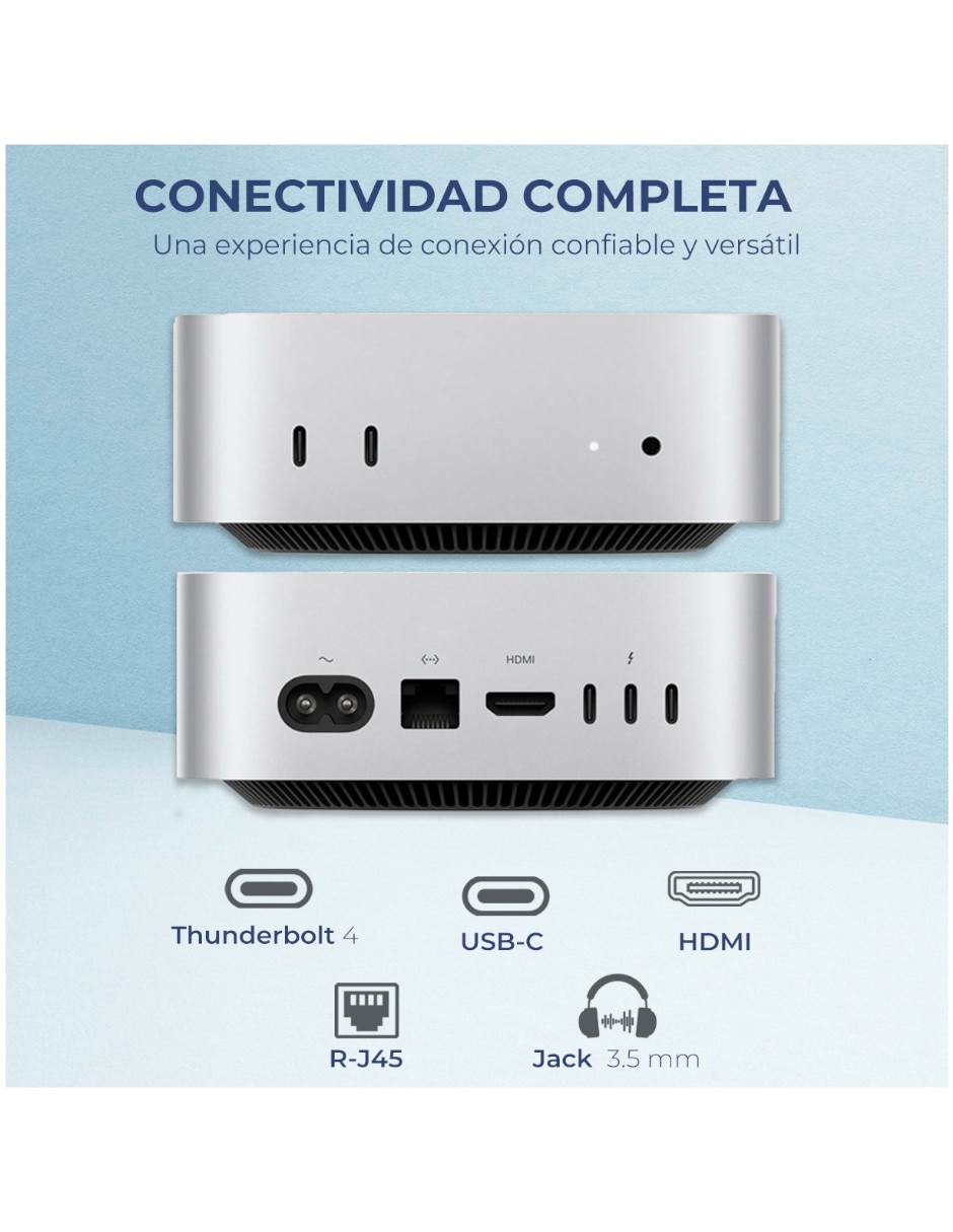 Mini pc mu9e3ll/a m4 integrada 16 gb ram 512 gb 2