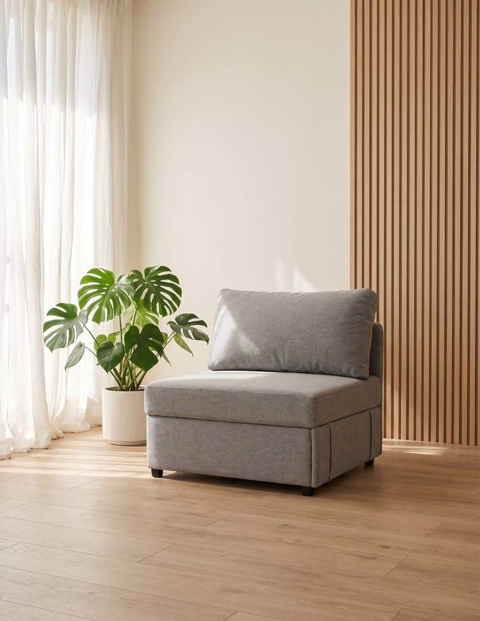 Sofá cama Marlon de madera pino