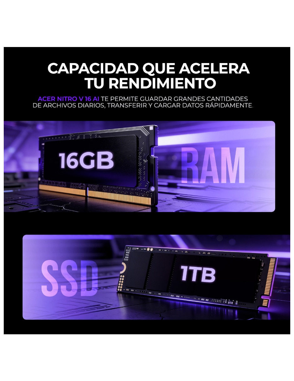 Laptop gamer NH.U25AA.001 16 pulgadas WUXGA AMD Ryzen AI 7 350 NVIDIA GeForce RTX 5060 16 GB RAM 1 TB 4