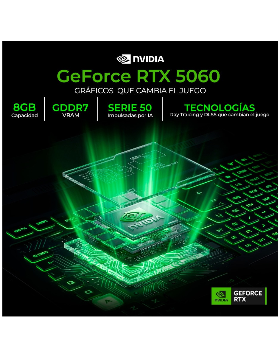 Laptop gamer NH.U25AA.001 16 pulgadas WUXGA AMD Ryzen AI 7 350 NVIDIA GeForce RTX 5060 16 GB RAM 1 TB 9