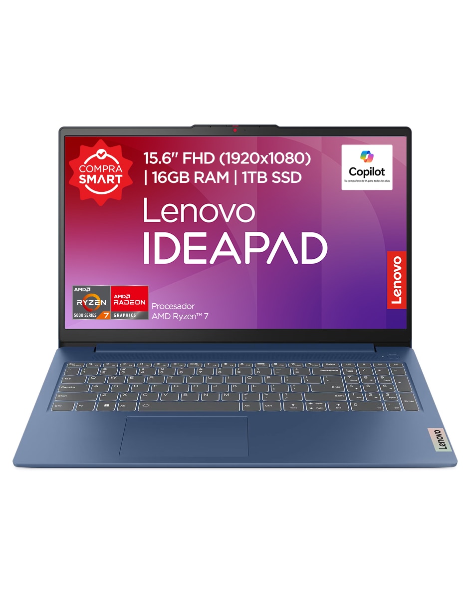 Laptop 82XM00LWLM 15.6 pulgadas Full HD AMD Ryzen 7 Integradas 16 GB RAM 1 TB SSD Laptop 82XM00LWLM 15.6 pulgadas Full HD AMD Ryzen 7 Integradas 16 GB RAM 1 TB SSD