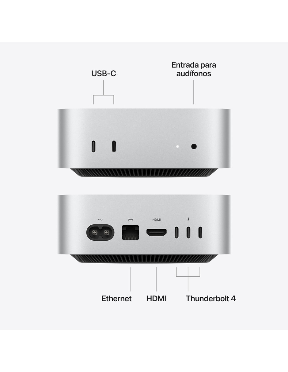 Mac Mini M6 16 GB RAM 512 GB Plata 3