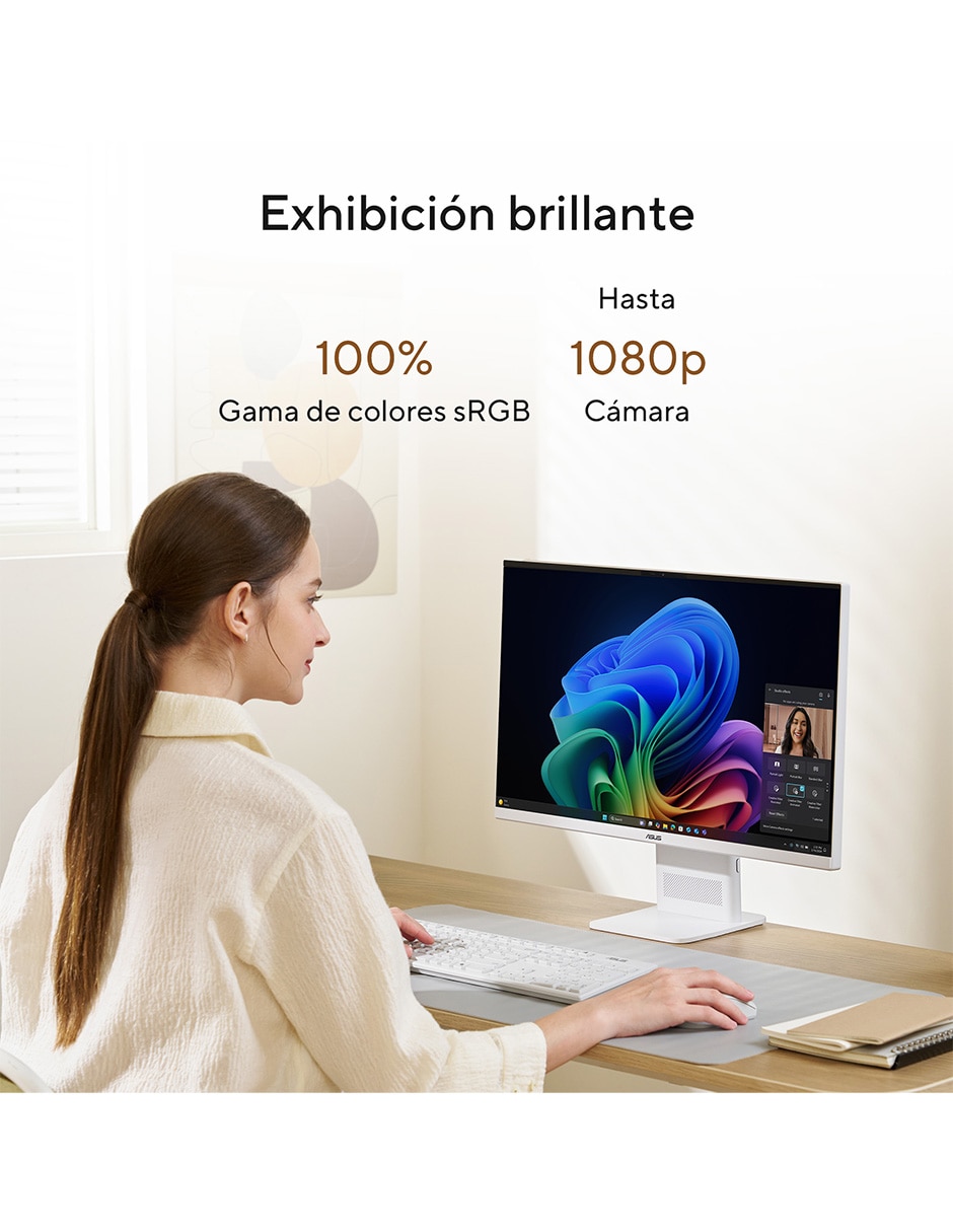 Computadora all in one V400 AiO 23.8 pulgadas Full HD Snapdragon X integradas 16 GB RAM 512 GB 6