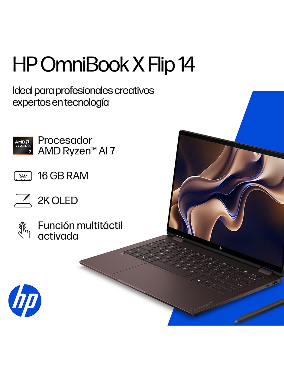 Laptop 2 en 1 Touch kc0071la 14 pulgadas 3K AMD Ryzen AI 7 350 Integradas 16 GB RAM 512 GB 12