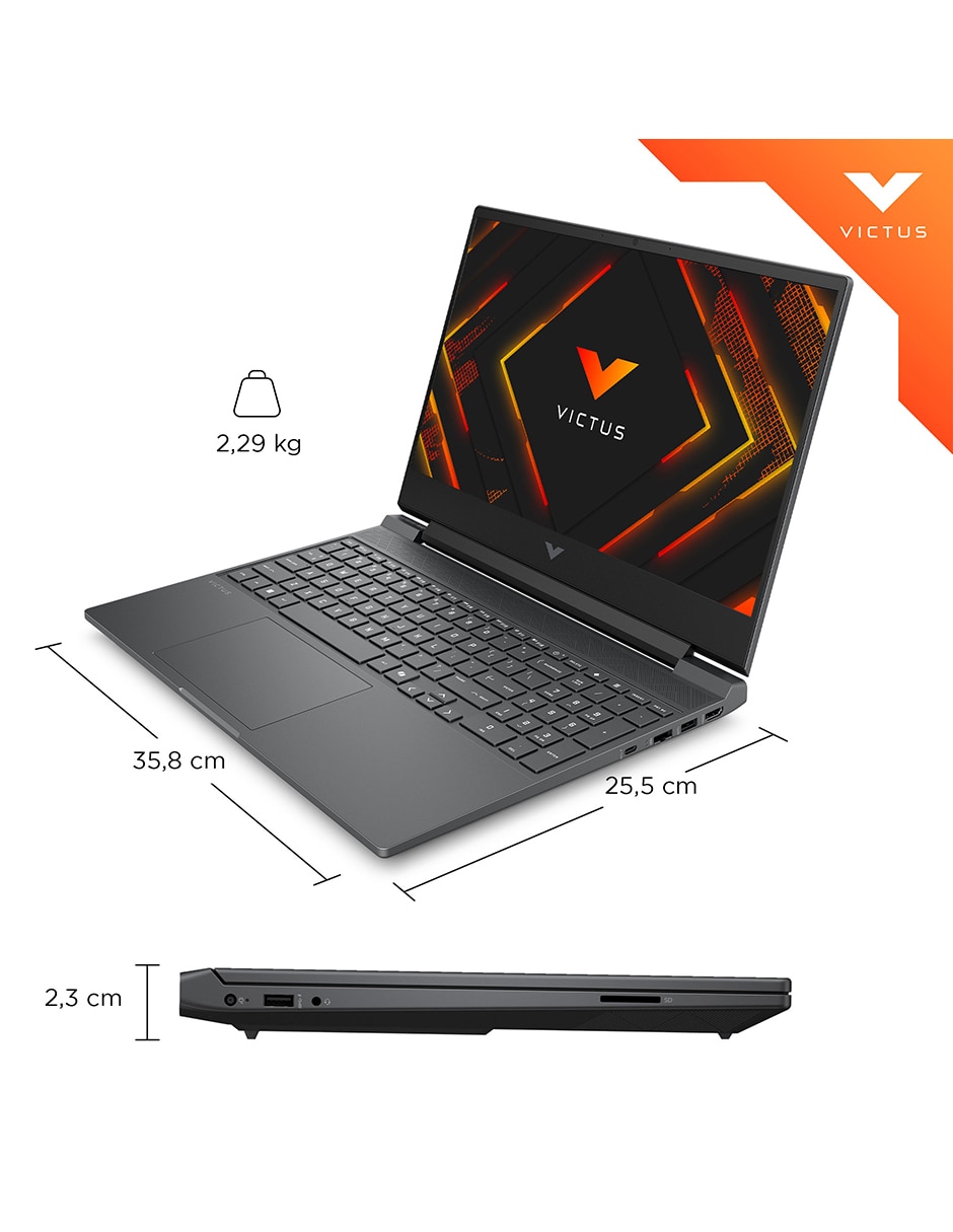 Laptop gamer fb3021la 15.6 pulgadas Full HD AMD Ryzen 7 NVIDIA GeForce RTX 4050 16 GB RAM 512 GB 11